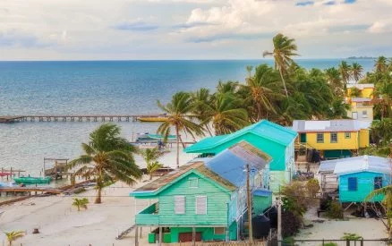 colorful Belize islands